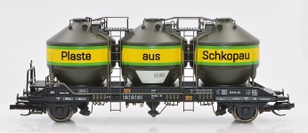 NPE Modellbau NW52108 - TT - Silowagen Uc-y Plaste aus Schkopau, DR, Ep. V